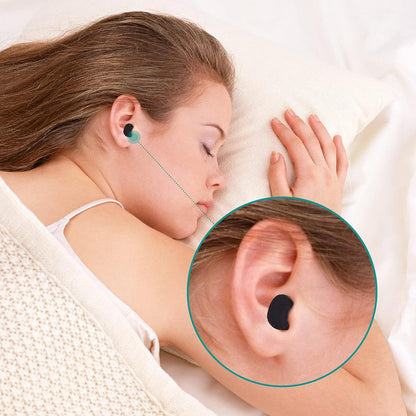 100 Pair Earplugs for Noise Cancelling Ultra Soft Foam Ear Plugs for Sleeping Noise Blocking Earplugs for Study Work Black Color