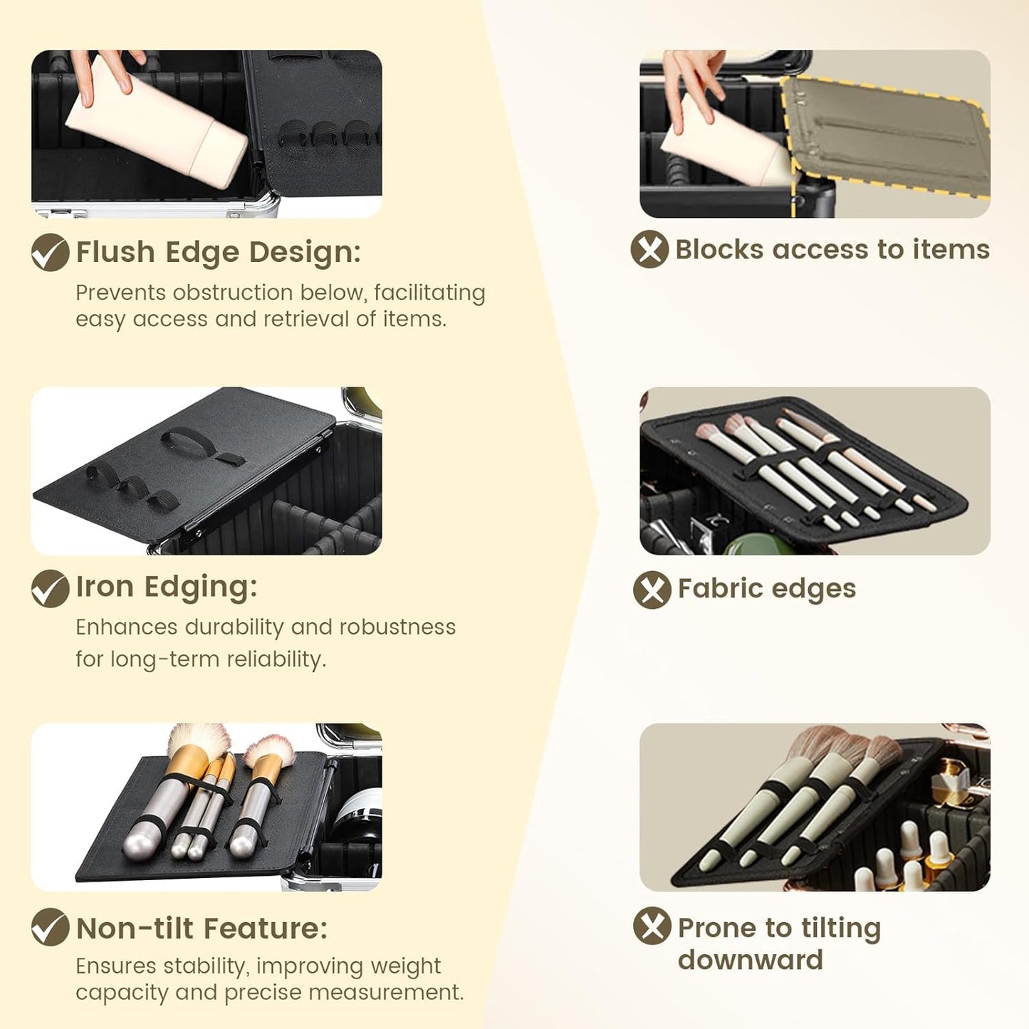 Makeup Case with Magnetic Lighted Mirror Makeup Organizer Box Travel Cosmetic Case with 3 Colors LED Mirror Portable Vanity Make up Suitcase with Lockable Keys Dividers Brush Holder Shiny Pink