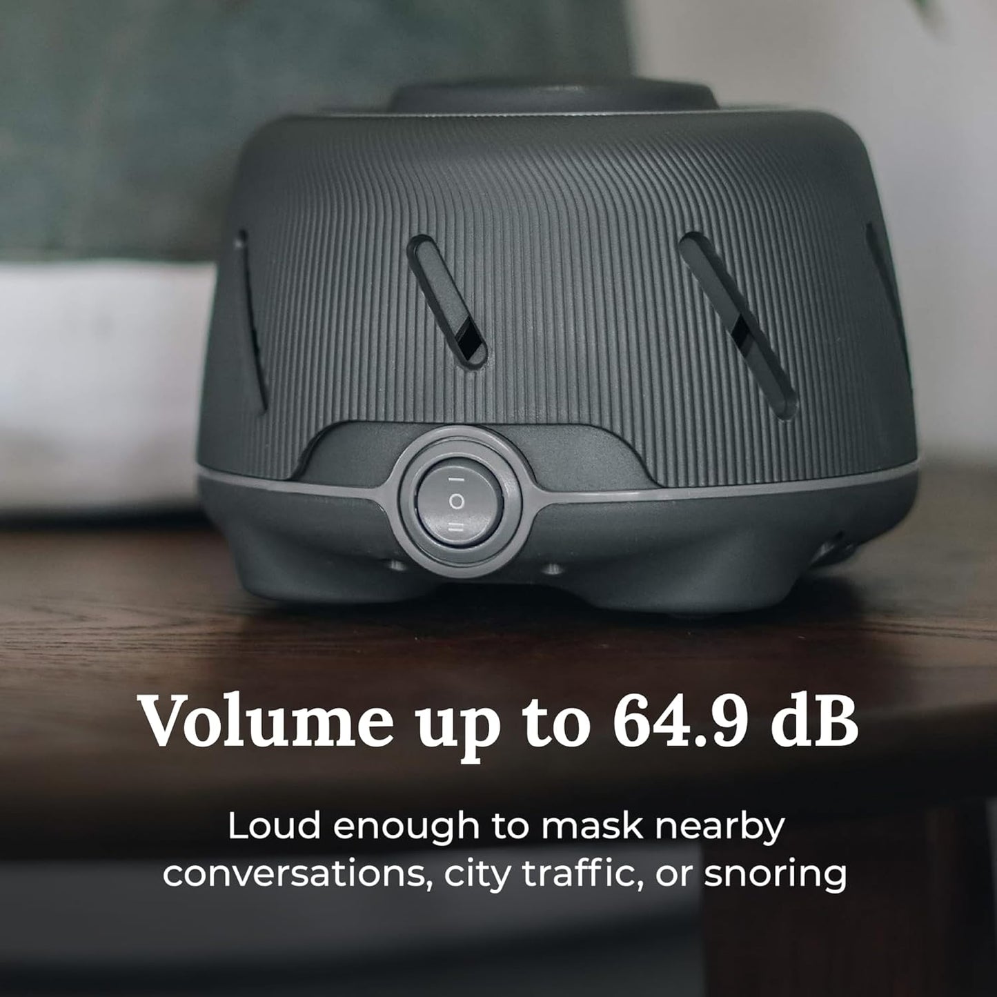 Yogasleep Dohm (Gray) The Original White Noise Machine, Relaxing Natural Sound from a Real Fan, Noise Cancelling for Office Privacy, Sleep Aid for Adults & Baby, Travel Size Pink Noise Machine