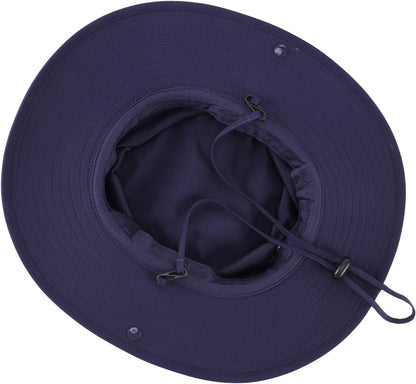 Home Prefer UPF50+ Mens Sun Hat Wide Brim Fishing Hat Sun Protection Beach Gardening Bucket Hat for Men Women