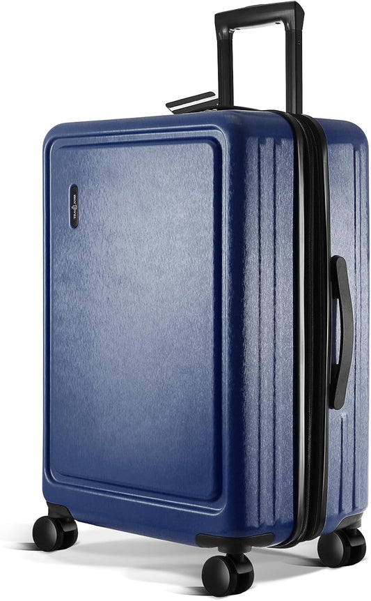 24 Inch Luggage with Spinner Wheels, Hard Shell Suitcase with TSA Locks for Luggage, Travel Large Suitcase, Expandable Hard Shell Suitcases, Navy