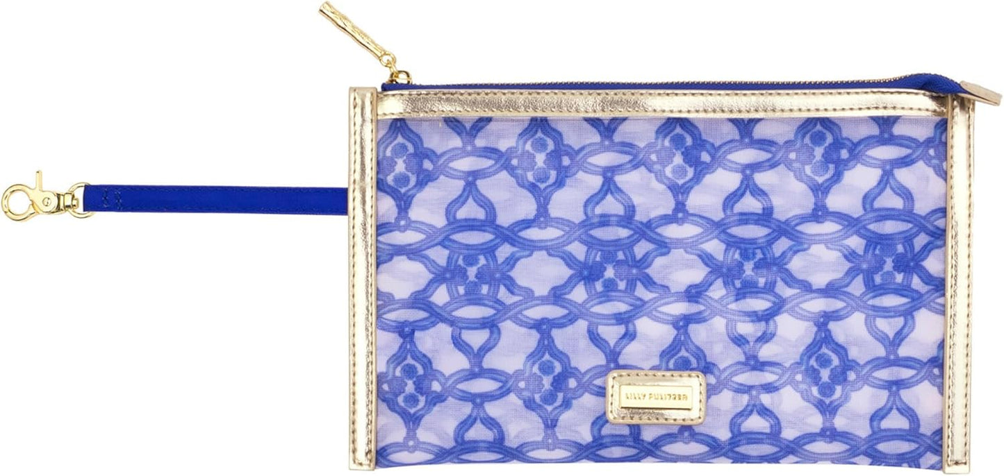 Lilly Pulitzer Picnic & Beach Cooler Bag, Insulated Soft Cooler with Adjustable Strap, Zippered Top & Pocket, Large for Groceries or Travel, Safari Party