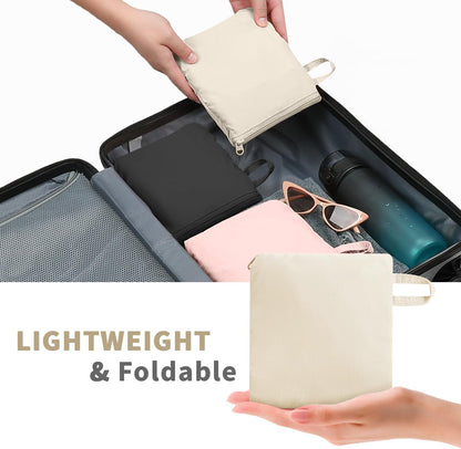 ZOMFELT Hiking Backpack for Women Men, 25L Lightweight Packable Backpacks for Trip, Water Resistant Small Travel Backpack, Foldable daypack for Hiking, Walking, Cycling, Camping, Beige