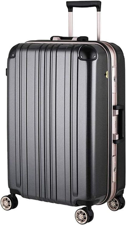 LEGEND WALKER Durable Aluminum Frame Hardside Luggage, 28-inch, Carbon, 5122-62-CB