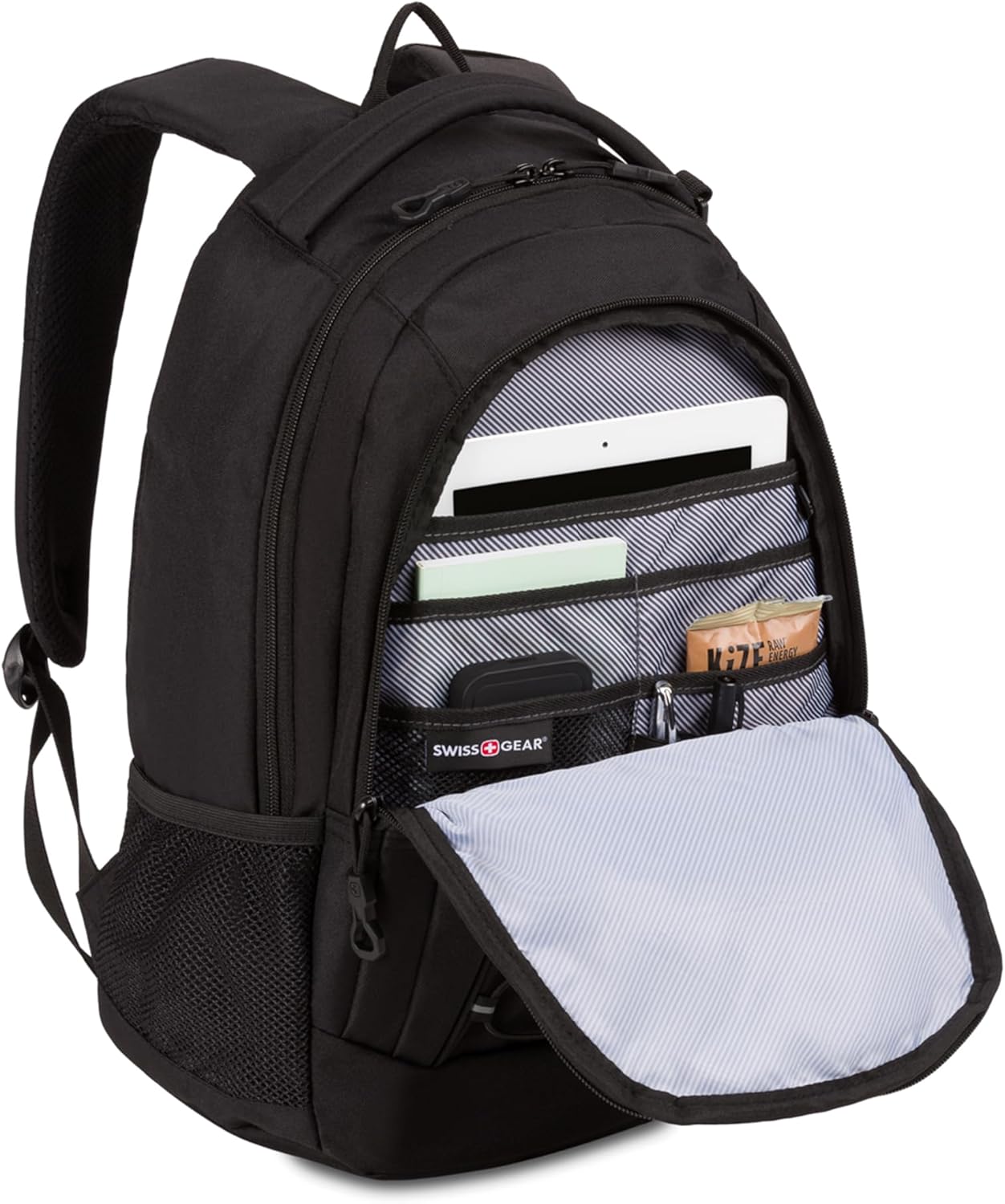 SwissGear 1186 Bungee Backpack, Black, 17-Inch