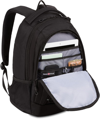 SwissGear 1186 Bungee Backpack, Black, 17-Inch