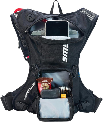 USWE Outlander 3L Extra Small Hydration Pack with 1.5L/50 oz Water Bladder, Hydration Backpack - Backpack for Cycling, MTB, Trail Running & More,