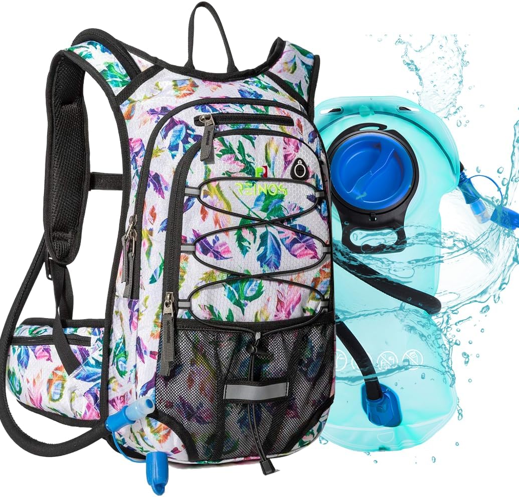 Hydration Pack Backpack with 3L Water Bladder for Men & Women, Hiking Daypack with Thermal Insulation | Running, Cycling, Camping, Skiing, Outdoor Activities