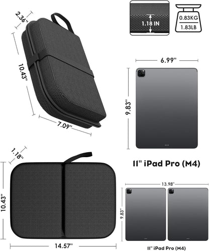 Gel Travel Seat Cushion, Portable Airplane Seat Cushion, 14.5" x 10.5" Thick & Foldable for Airplane Seats, Office Chair, Camping, Bleachers, Flights, Commute (Dark Grey)