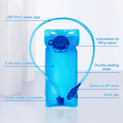 Hydration Backpack, Cycling Backpack Outdoor,Lightweight Hydration Pack with 70 oz 2L Hydration Bladder, Water Backpack for Running, Hiking, Cycling, Climbing, Camping, Biking