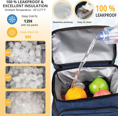 Tactical Backpack Cooler,Soft Lightweight Leakproof Cooler Backpack,Insulated Cooler Bag,Portable Soft Cooler Bag Waterproof for Beach, Travel, Camping, Picnic, Hiking