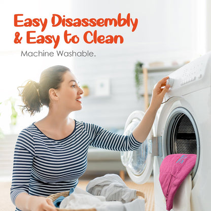 Hook On High Chair - Portable & Foldable for Babies 6-36 Months, Family & Travel Use with Carry Bag(Rose Red)