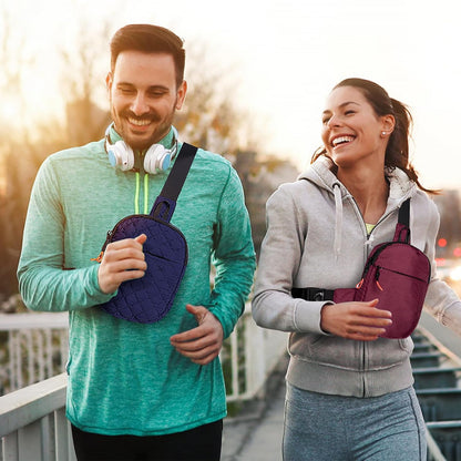 MJNUONE Mini Sling Bag for Men Outdoor Lightweight Small Crossbody Bag Women Casual Daily Bag Waterproof Chest Bag for Travel