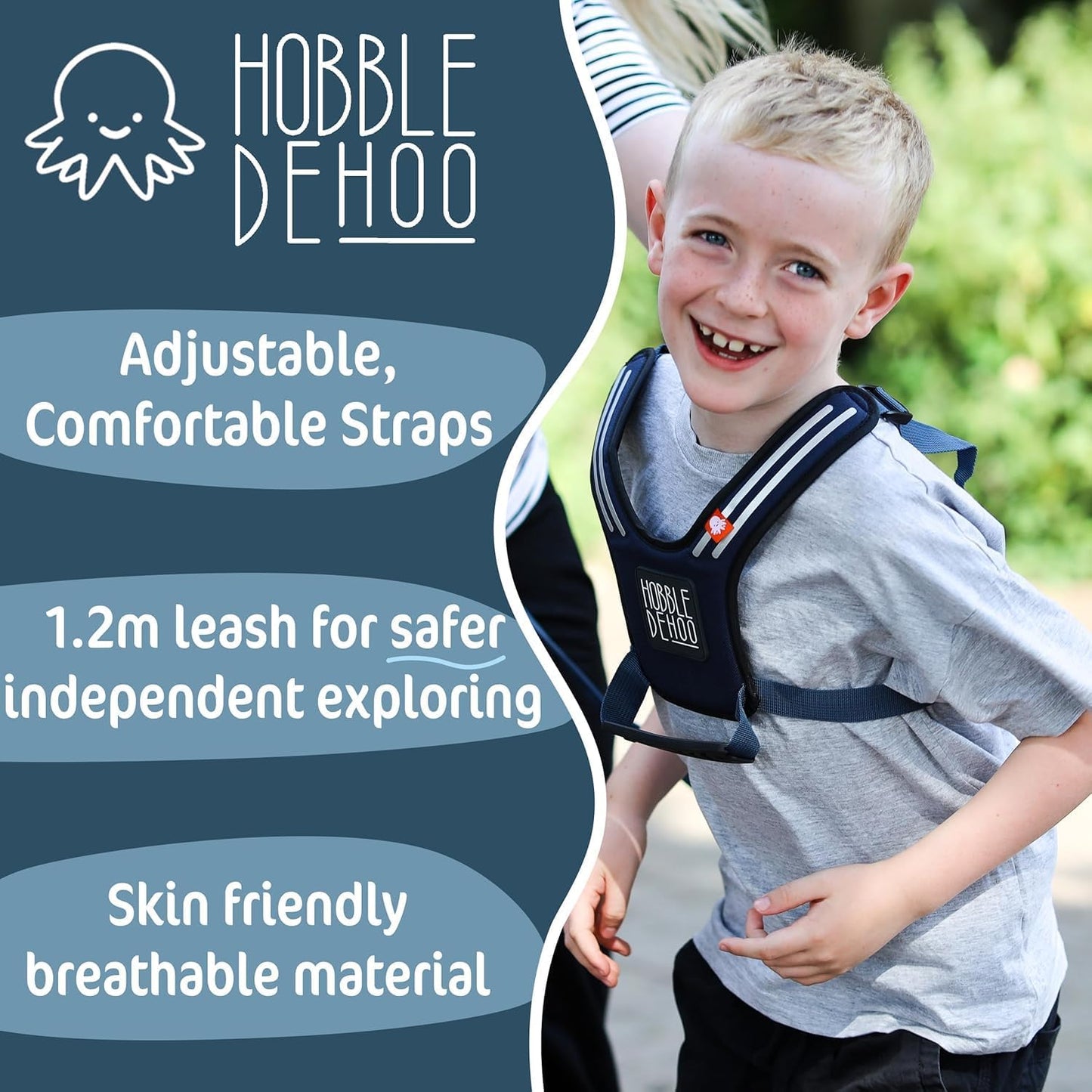 Hobble De Hoo Child Safety Harness | Premium Adjustable Toddler & Kids Harness Ages 2–7 | Autism Support