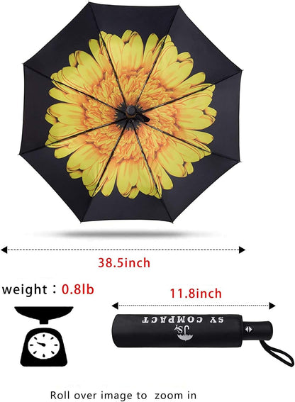 SY COMPACT Travel Umbrella Windproof Automatic Umbrellas Small Compact UV Sun Protection Factory Outlet Umbrella