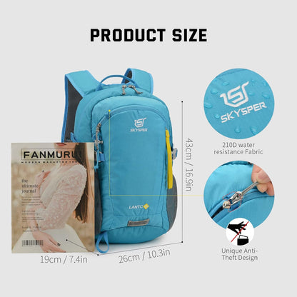 SKYSPER Small Hiking Backpack, 20L Lightweight Travel Backpacks Hiking Daypack for Women Men
