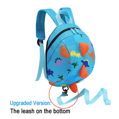 DB Toddler Mini Dinosaur Backpack with Child Leash, Anti Lost Wrist Link for Kids, Safety Harness Back Pack for Baby Boy Girl