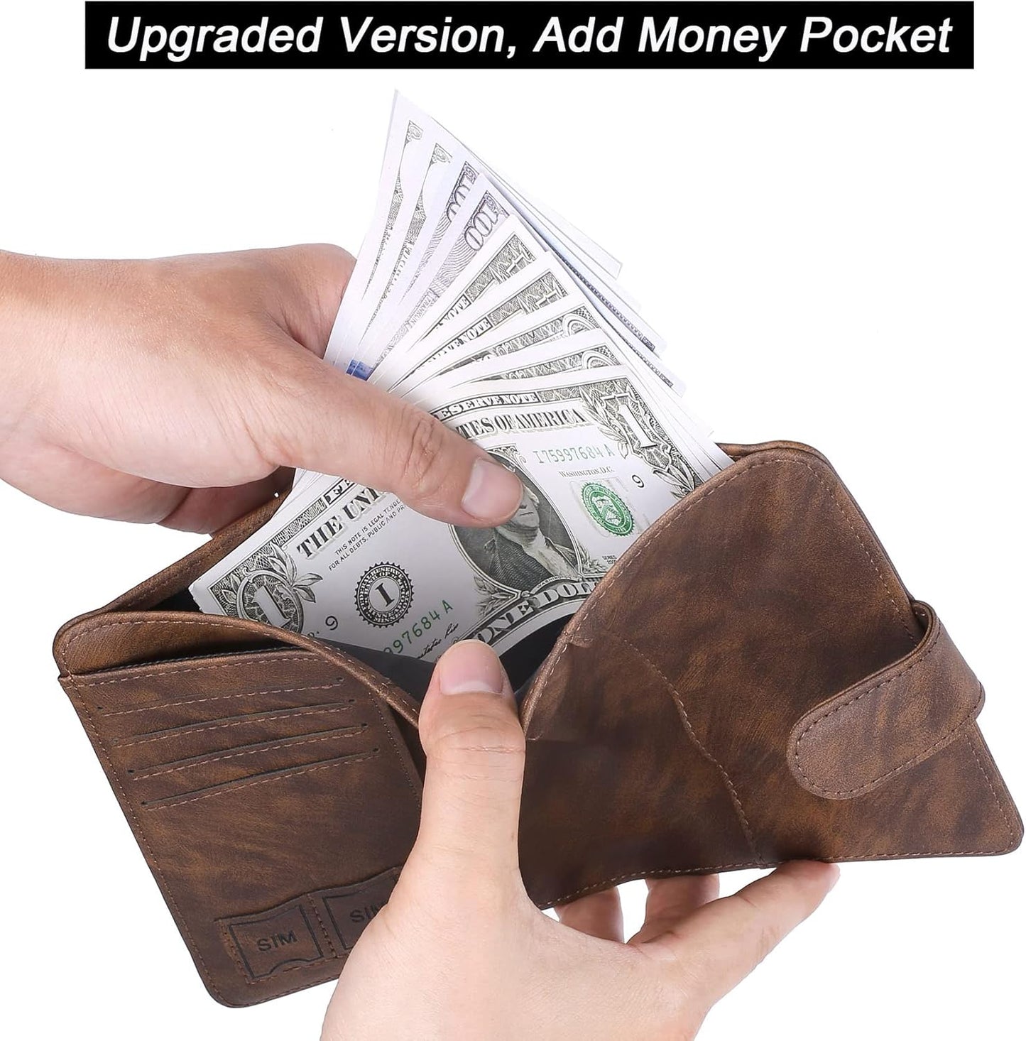 Airtag Passport Holder Cover Wallet Travel Essentials Leather Rfid Blocking Case Vacation Luggage Must Haves Travel Accessories for Men Women (117#Coffee)