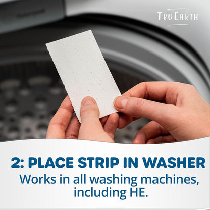 Tru Earth Platinum - Heavy Duty Laundry Detergent Sheets - Up to 128 Loads (64 Count), Fresh Linen Scent - Ultra-Concentrated Formula - Eco-Friendly Laundry Sheets