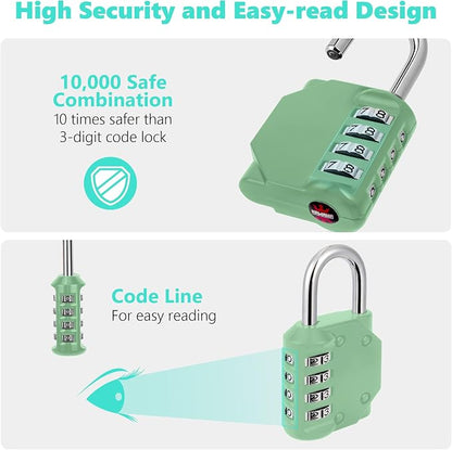 CL11KG Combination Lock, 4 Digit Outdoor Combination Padlock Set Your own - Image 4