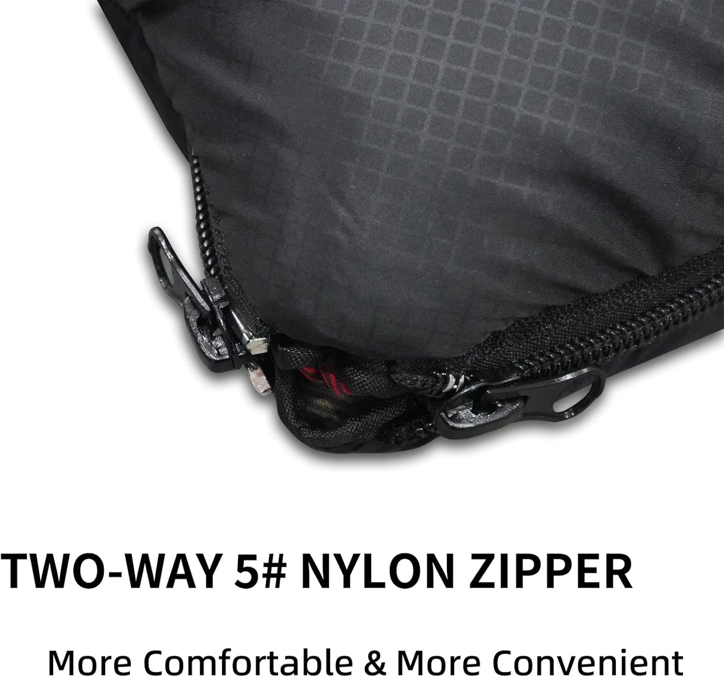 Polycotton Sleeping Bag for Adult&Kids,Cold&Warm Weather Large with Compression Sack and Water Resistant for Family Camping,Travel and Car Camping