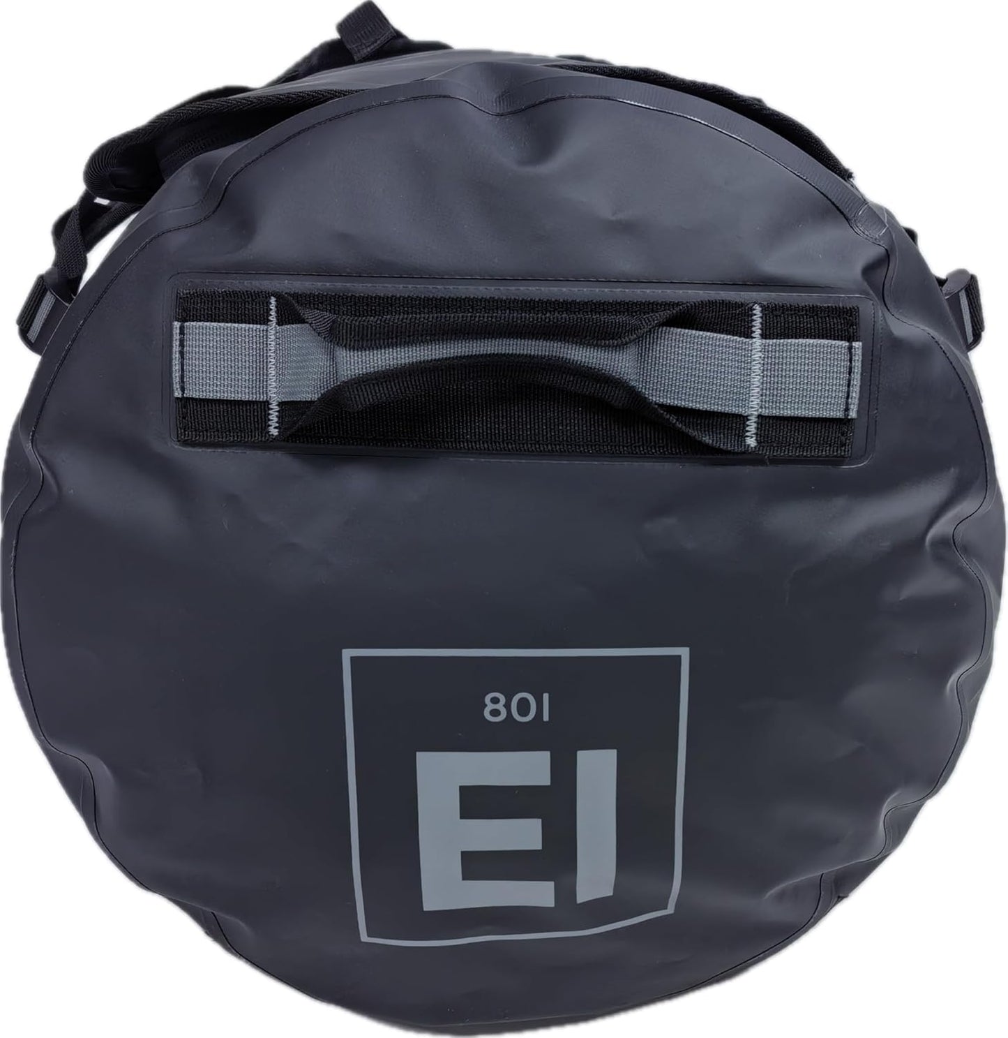 Element Equipment Trailhead 2.0 Waterproof Duffel Bag Shoulder Straps Black/Grey Medium