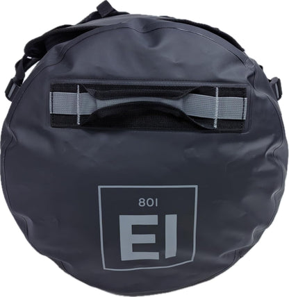 Element Equipment Trailhead 2.0 Waterproof Duffel Bag Shoulder Straps Black/Grey Medium