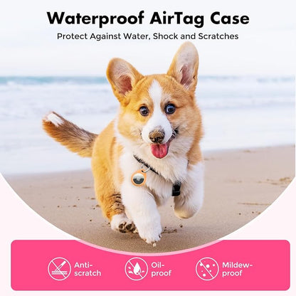 UNBREAKcable 4 Pack Holder for Apple AirTag Protective Case Waterproof TPU Shell - Image 8