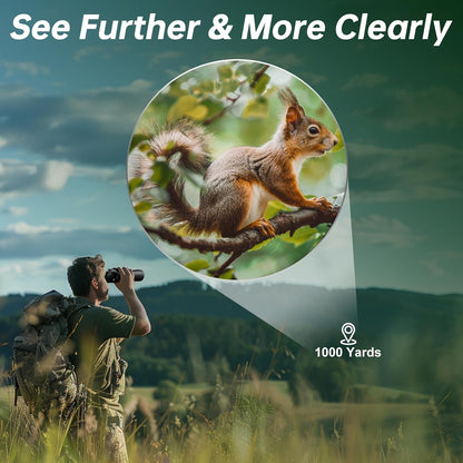 20x70 Binoculars for Adults High Powered - Aurosports HD Binoculars with Clear Low Light Vision - BAK4 Prism Large View for Bird Watching Hunting Travel Outdoor Sports Cruise