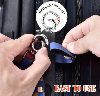 Luggage Tags for Suitcases Travel Accessories: Leather Luggage Tag 3 Pack TSA Approved, Airplane Travel Essentials for Men, Bag Tags for Luggage Long Flight Must Haves Travels Gifts Airport Essentials