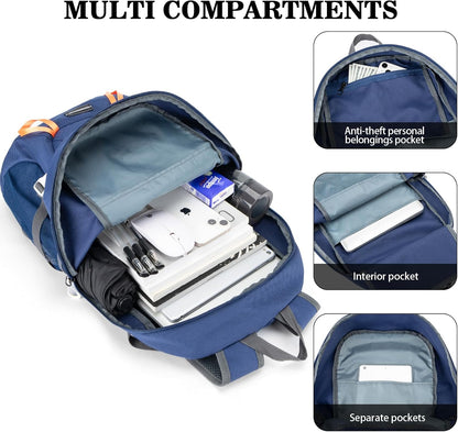 Hiking Backpack,Large 35L Travel Backpacks for Men Women,Water Resistant Ultra Lightweight Foldable Packable Camping Daypack for Outdoor Sports