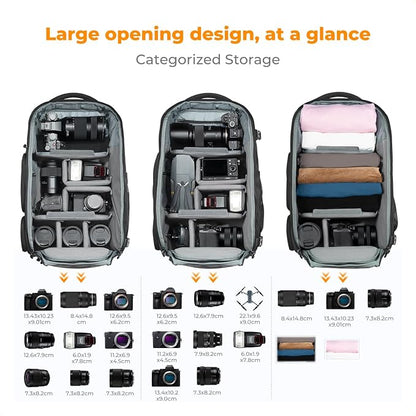 K&F Concept Camera Backpack, Camera Bags - Image 3