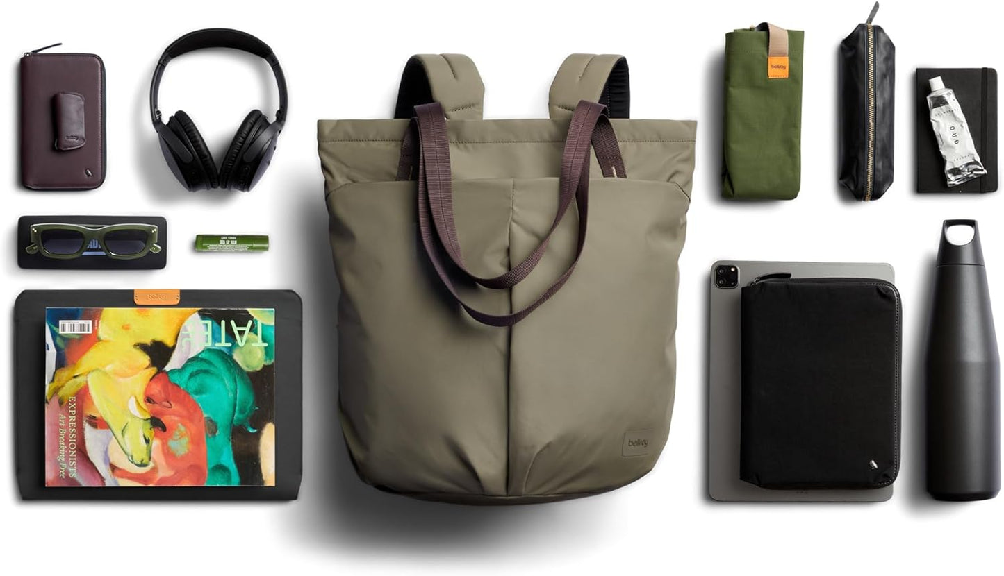 Bellroy Laneway Totepack (18 liter stylish tote bag and backpack in one, for gym, travel or everyday carry) - SeaKelp