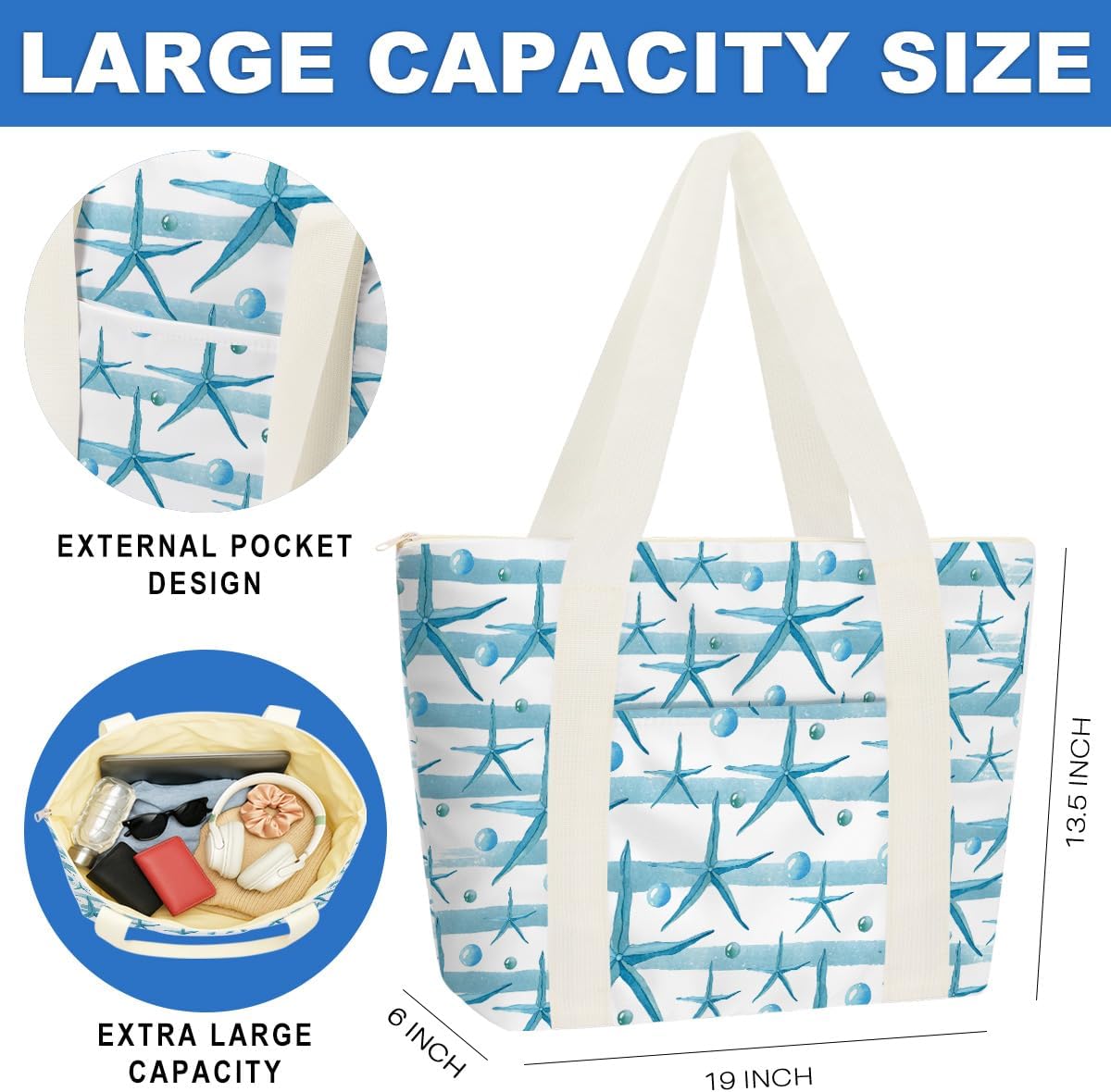 Beach Bags Wet Bag for Swimsuit Tote Bag for Friends Travel Gifts, Aloha Bags Waterproof Vacation Essential