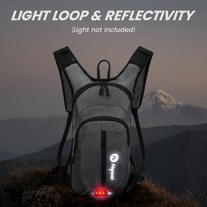 Nepest Hydration Pack Backpack for Women & Men, Lightweight Water Backpack with 2L Water Bladder for Hiking Cycling Running Biking