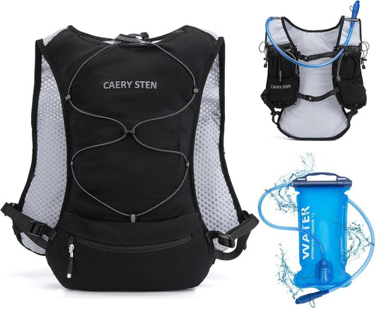 Hydration Backpack, Water Backpack, Women's Running Vest, Running Backpack with Water Bag, Lightweight Hiking Backpack, Men's Cycling Backpack