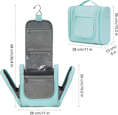 Narwey Hanging Toiletry Bag for Women Travel Makeup Bag Organizer Toiletries Bag for Cosmetics Essentials Accessories