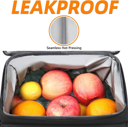 MATEIN Cooler Backpack, 26 Cans Insulated Lunch Backpack for Men Women, Leakproof Double Layer Lunch Cooler Bag Lightweight Soft Lunch Backpack with Cooler Compartment, Beach Camping Hiking Beer Gifts