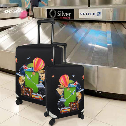 Explore Land Luggage Cover Suitcase Protector Fits 23-26 Inch Case (Travel, M)
