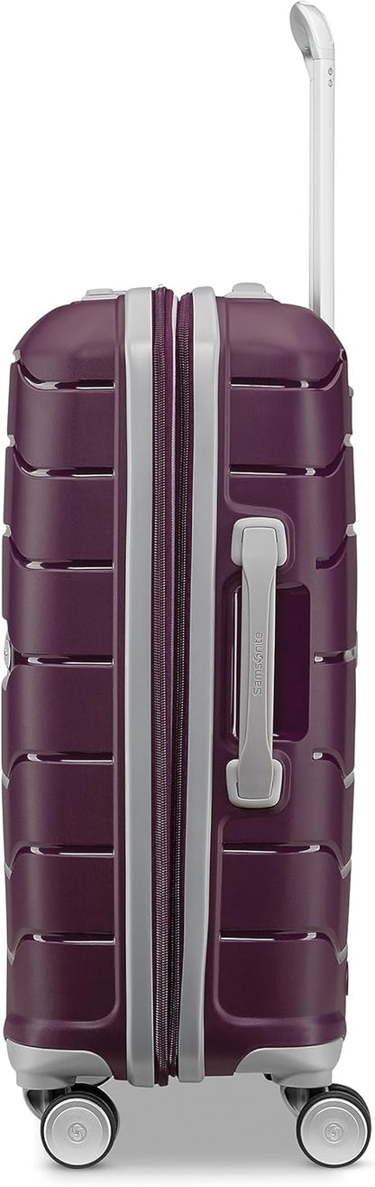 Samsonite Freeform Hardside Expandable with Double Spinner Wheels, Amethyst Purple, 2-Piece Set (20/28)