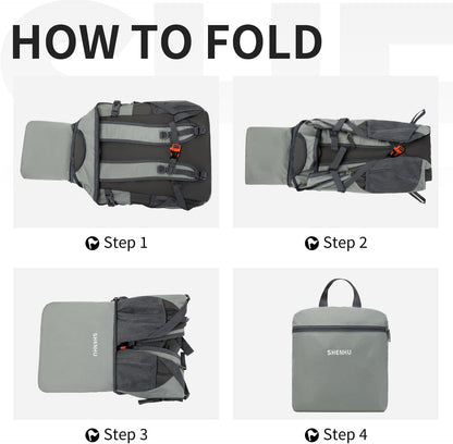 40L Hiking Backpack Lightweight Daypack Waterproof Travel Camping Backpack for Men Women Sport Packable