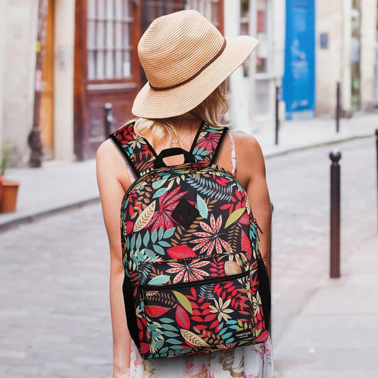 Laptop Backpack Women,School Backpack Printing with USB Port for College Work Business Travel