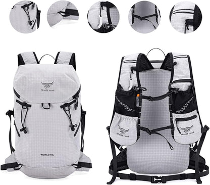 15L Hydration Backpack with 2L Water Bladder Water Backpack for Women, , Lightweight & Comfortable Running Vest for Running, Hiking, Cycling, Climbing, Camping, Biking,Rave