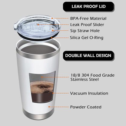 20oz Tumbler Bulk Stainless Steel Tumblers with Lid Vacuum Insulated Double Wall Travel Coffee Mug Powder Coated Tumbler Cup for Hot and Cold Drinks(White, 12 pack)