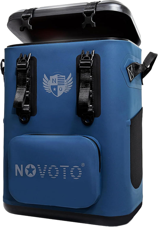 Magnetic Soft Cooler, Zipperless Soft Sided Cooler Bag for Men & Women, Insulated Backpack Coolers for Tailgating, Beach, Lunch, Picnic, Kayak