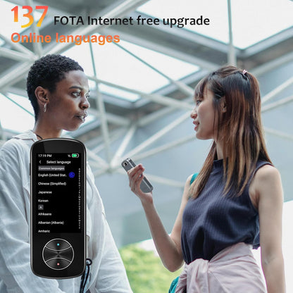 Language Translator Device No WiFi Needed, AI Translator Two Way Real Time Voice Translation with 137+ Languages, Offline/Photo Translation for Travel Business Learning