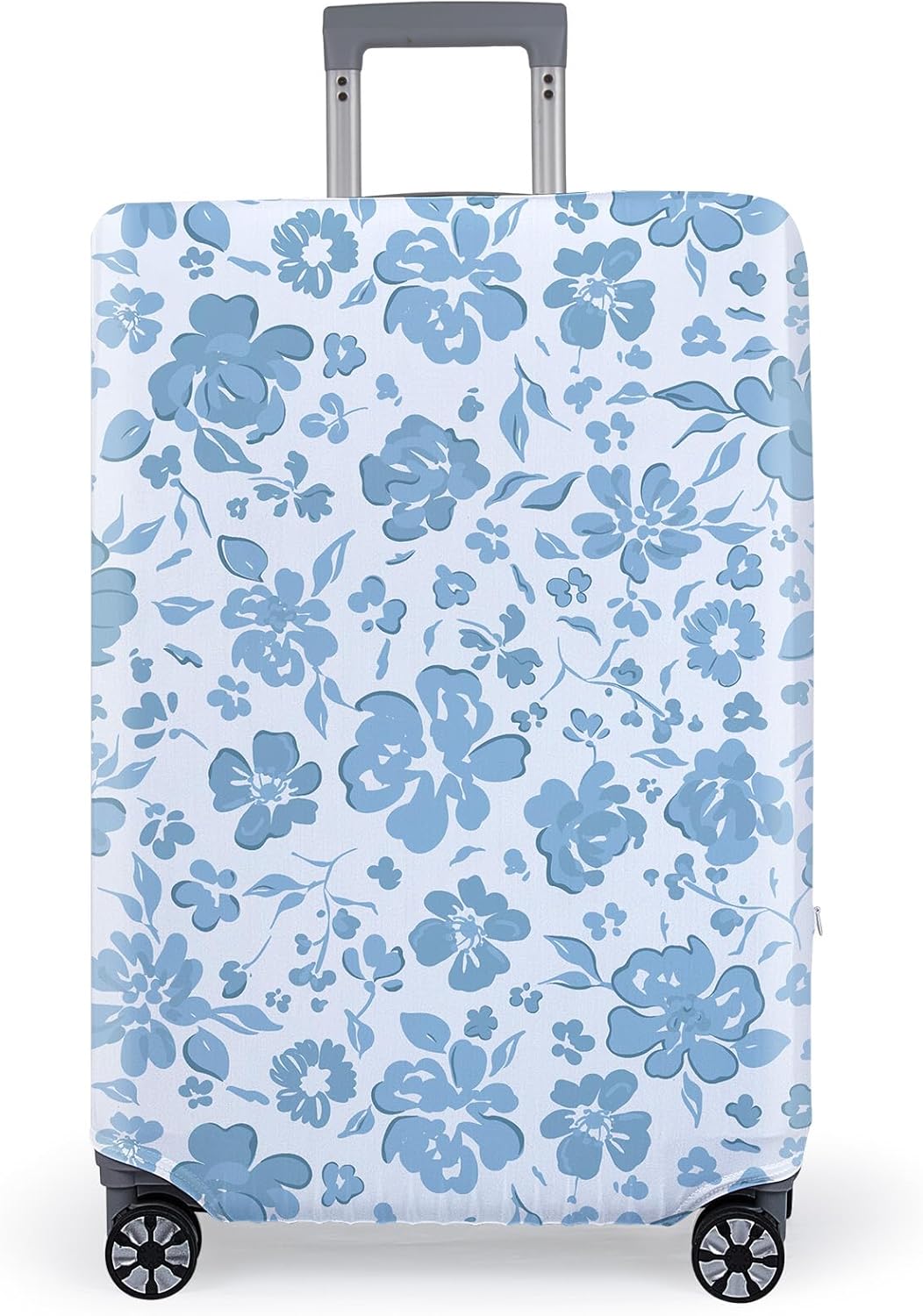 Pink Dino Suitcase Luggage Cover, Thick Suitcase Cover for Carry on Luggage Protector Fits 18-30 Inch Case