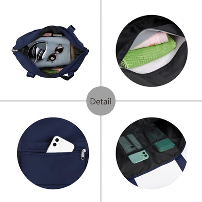 NPBAG Women Travel Duffel, Multi Functional Large Expandable Weekender Carry-on Tote, Gym Workout Overnight Bag, Mommy Hospital Bag for Labor and Delivery