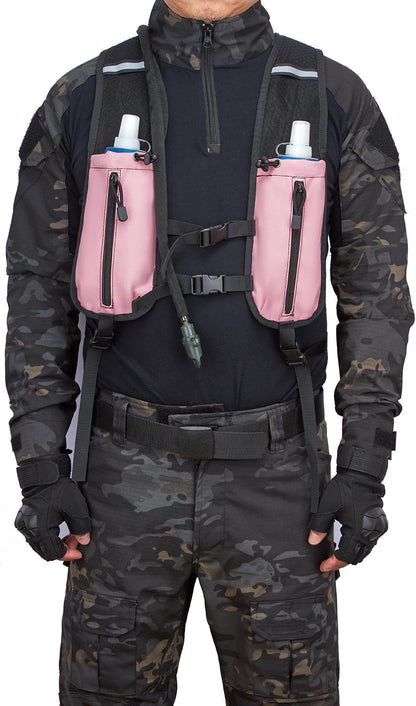 ATBP Insulated Hydration Pack Hiking Water Backpack Running Vest with 3L TPU Bladder Bag for Marathon Cycling Men