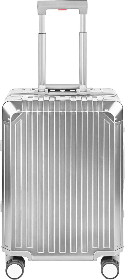 All Aluminum Luggage Suitcase 3 Sizes (20",26",29") TSA Lock Carry On Silver (20" Carry On)